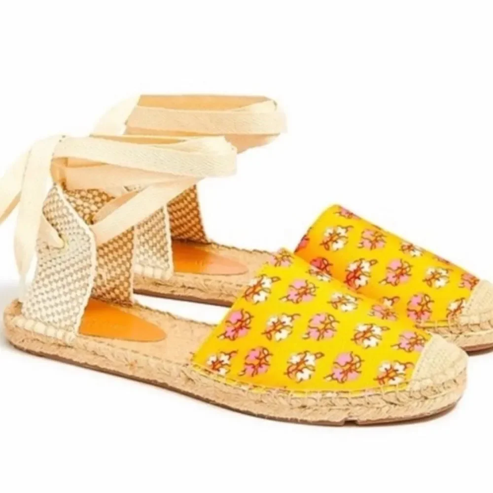 J. Crew Floral Espadrilles